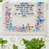 Vlinder het gebed van de Heer Theedoek (Gevouwen)