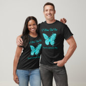 Vlinder Ik draag Teal voor Progressieve Supranucle T-shirt (Unisex)
