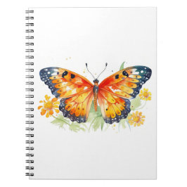 Vlinder illustratie notitieboek