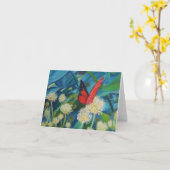 Vlinder in Bloemen Kaart (Gele Bloem)