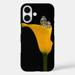 Vlinder In Calla Lelie iPhone 16 Hoesje