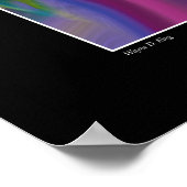 Vlinder in de korenbloemen nr. 3 Poster (Hoek)