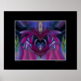 Vlinder in de korenbloemen nr. 3 Poster