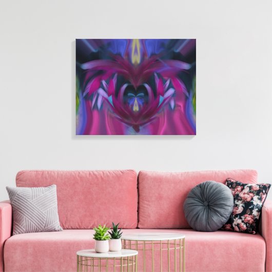 Vlinder in de korenbloemen nr. 3 Poster Canvas Afdruk (Insitu (Woonkamer))