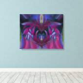 Vlinder in de korenbloemen nr. 3 Poster Canvas Afdruk (Insitu (Houten vloer))