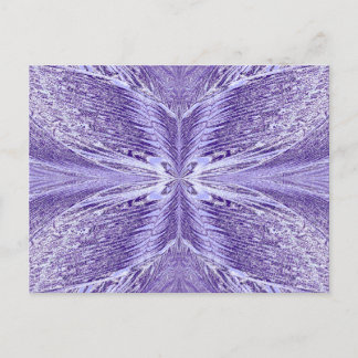 Vlinder in de wintervorst briefkaart