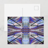 Vlinder in een Time Warp Briefkaart (Voorkant / Achterkant)