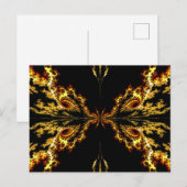 Vlinder in elektriciteit briefkaart (Voorkant / Achterkant)