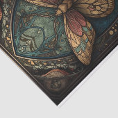 vlinder in gedempte tinten tissuepapier (Detail)