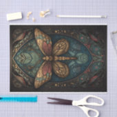 vlinder in gedempte tinten tissuepapier (Craft)