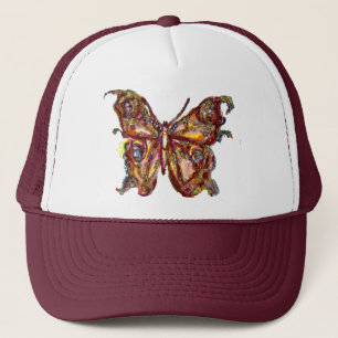 VLINDER IN GOUDEN SPROKKELS TRUCKER PET