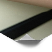 VLINDER IN HAND INKT ART POSTER (Hoek)