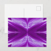 Vlinder in het Paars Briefkaart (Voorkant / Achterkant)
