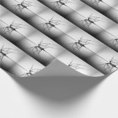 Vlinder in water spat cadeaupapier (Hoek)