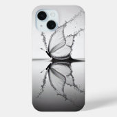 Vlinder in water spat Case-Mate iPhone case (Achterkant)