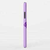 Vlinder inkten kunst paarse aangepaste naam iphone Case-Mate iPhone case (Achterkant/rechts)