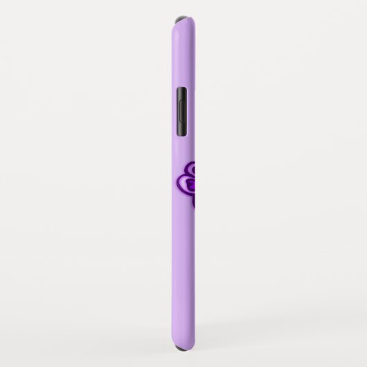 Vlinder inkten kunst paarse aangepaste naam iphone Case-Mate iPhone case (Achterkant/rechts)