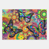 Vlinder Inpakpapier Vel (Voorkant 3)