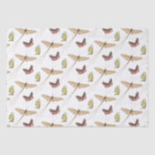  vlinder Insect Elegant Birthday Tissuepapier (Voorkant)