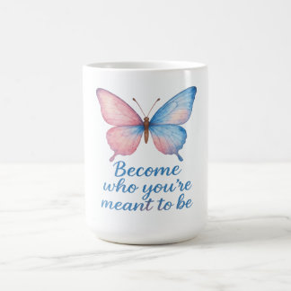 Vlinder Inspirerende Kaarslabel Koffiemok