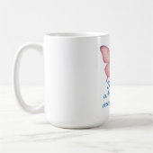 Vlinder Inspirerende Kaarslabel  Koffiemok (Links)