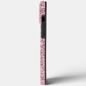 Vlinder iPhone Case met Rozen (Achterkant / Links)
