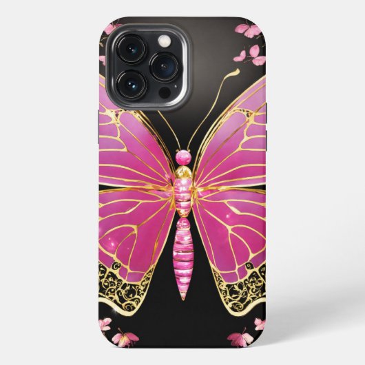 vlinder iPhone hoesje (Achterkant)