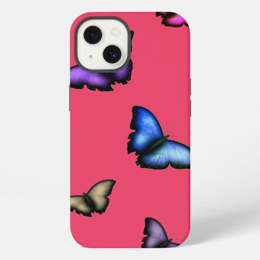 Vlinder iPhone Hoesje (Achterkant)