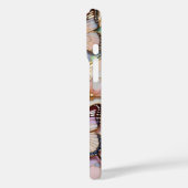 Vlinder iPhone Hoesje Gebrandschilderd Bloemmotief (Achterkant / Links)