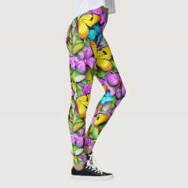 Vlinder is kleurrijk leggings