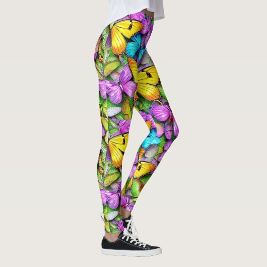 Vlinder is kleurrijk leggings (Rechts)
