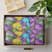 Vlinder is kleurrijk tissuepapier (Geschenk)