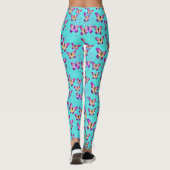 Vlinder is mooi kleurrijk leggings (Achterkant)