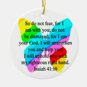  VLINDER JESAJA 41:10 ONTWERP KERAMISCH ORNAMENT (Voorkant)