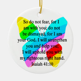  VLINDER JESAJA 41:10 ONTWERP KERAMISCH ORNAMENT