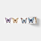 Vlinder Journal Aquarel Scrapbook Briefpapier Grosgrain Lint (Voorkant)