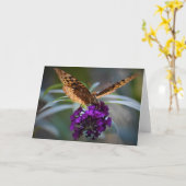 Vlinder, kaart (Gele Bloem)