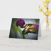 Vlinder, kaart (Gele Bloem)