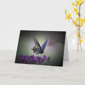 Vlinder, kaart (Gele Bloem)