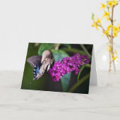 Vlinder, kaart (Gele Bloem)