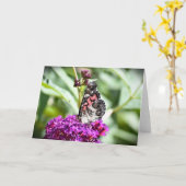 Vlinder, kaart (Gele Bloem)