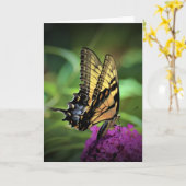 Vlinder, kaart (Gele Bloem)