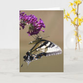 Vlinder, kaart (Gele Bloem)