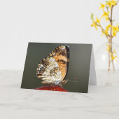 Vlinder, kaart (Gele Bloem)