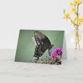 Vlinder, kaart (Gele Bloem)