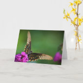 Vlinder, kaart (Gele Bloem)