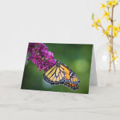 Vlinder, kaart (Gele Bloem)