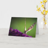 Vlinder, kaart (Gele Bloem)