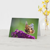 Vlinder, kaart (Gele Bloem)