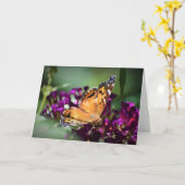 Vlinder, kaart (Gele Bloem)